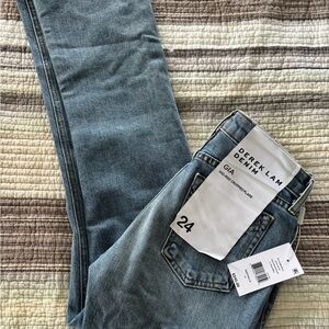 Derek Lam Denim Gia Mid-Rise Cropped Jeans - Light Blue